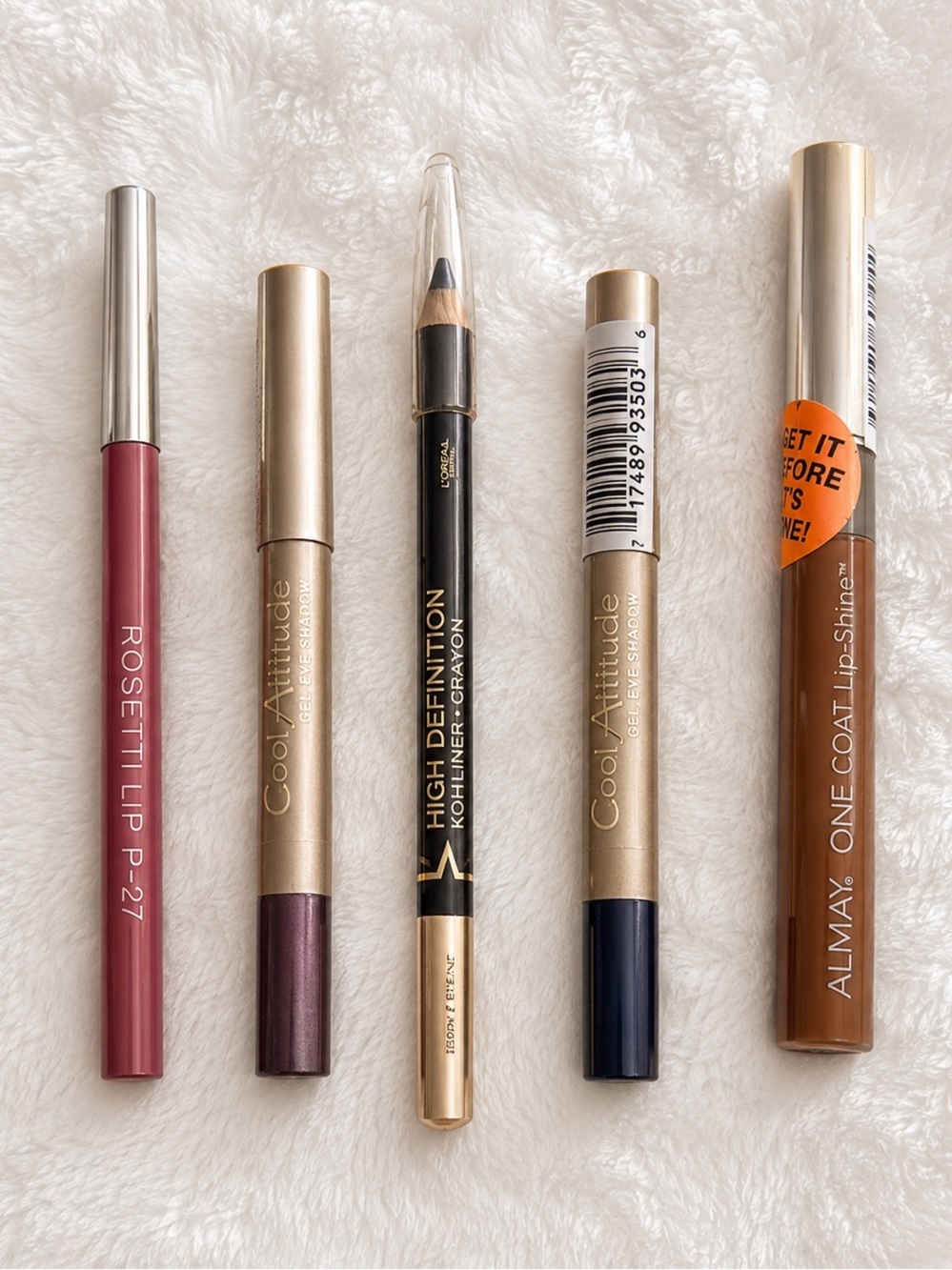 Almay One Coat Multi-Benefit Mascara and Assorted Eye Pencils